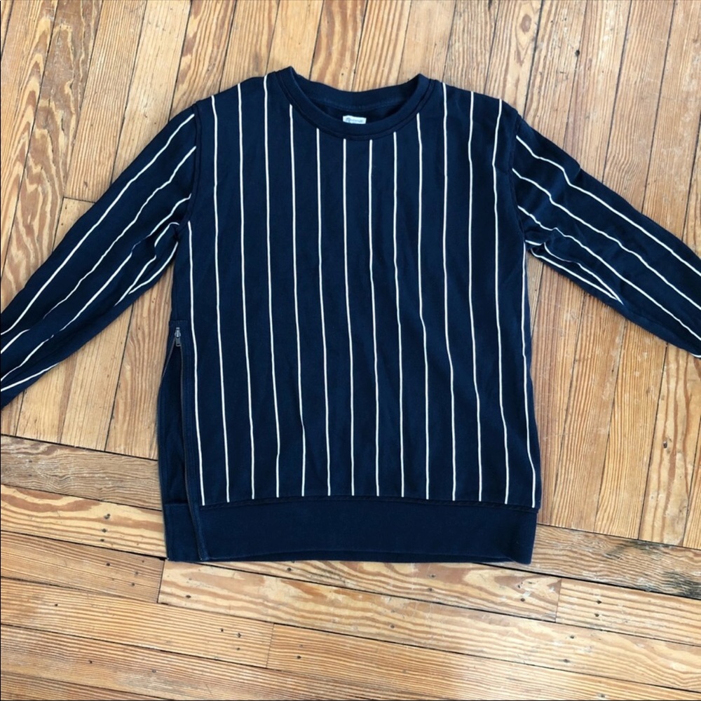 Madewell side zip sweatshirt